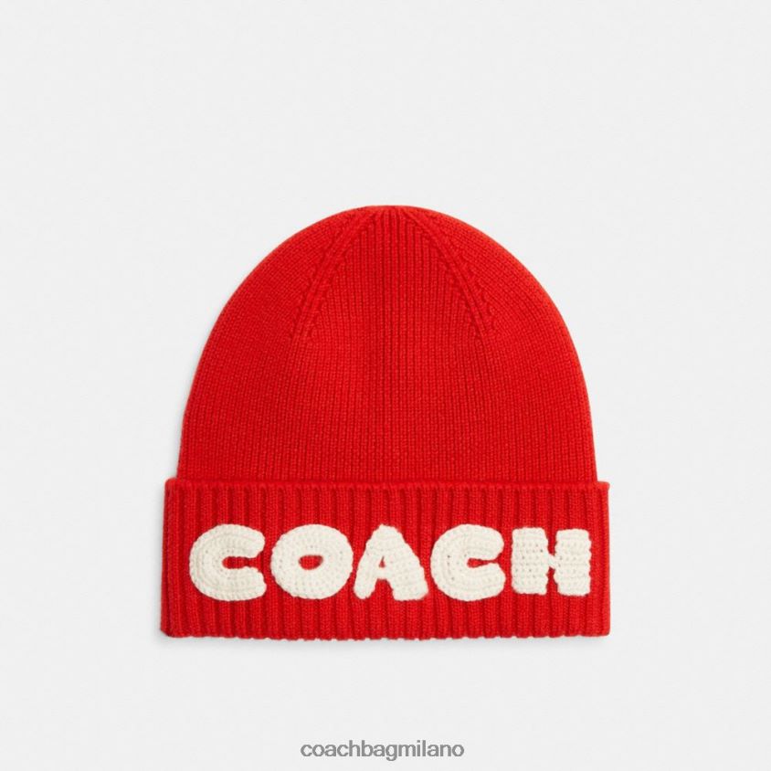 Coach donne berretto in scatola rosso sportivo FPN0Z8562