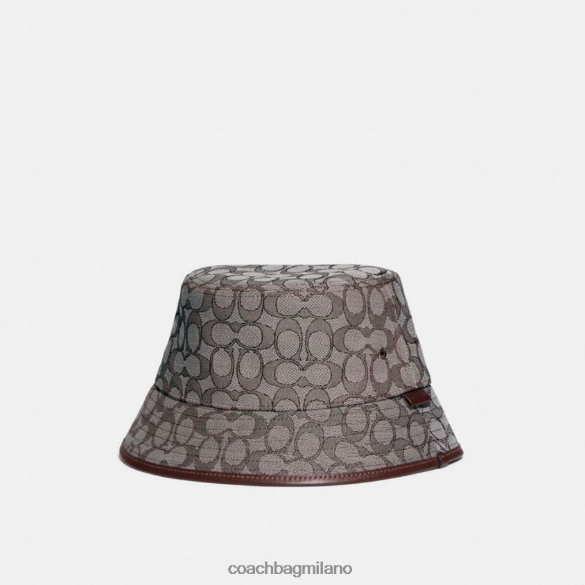 Coach donne caratteristico cappello da pescatore jacquard quercia FPN0Z8602