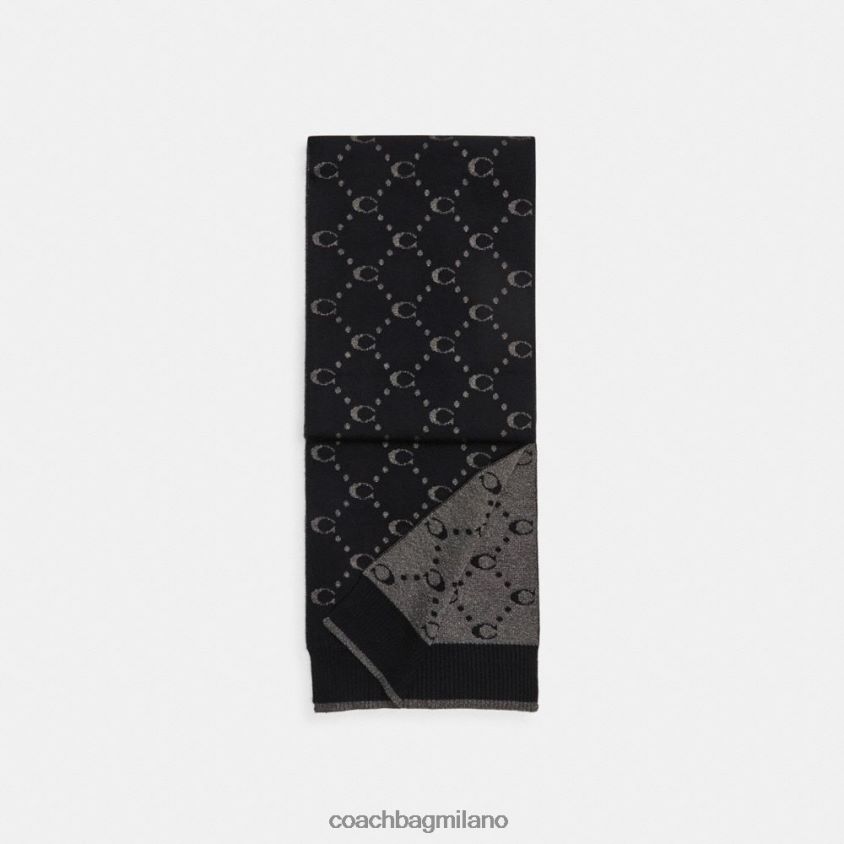 Coach donne silenziatore con stampa metallizzata esclusiva nero FPN0Z8580
