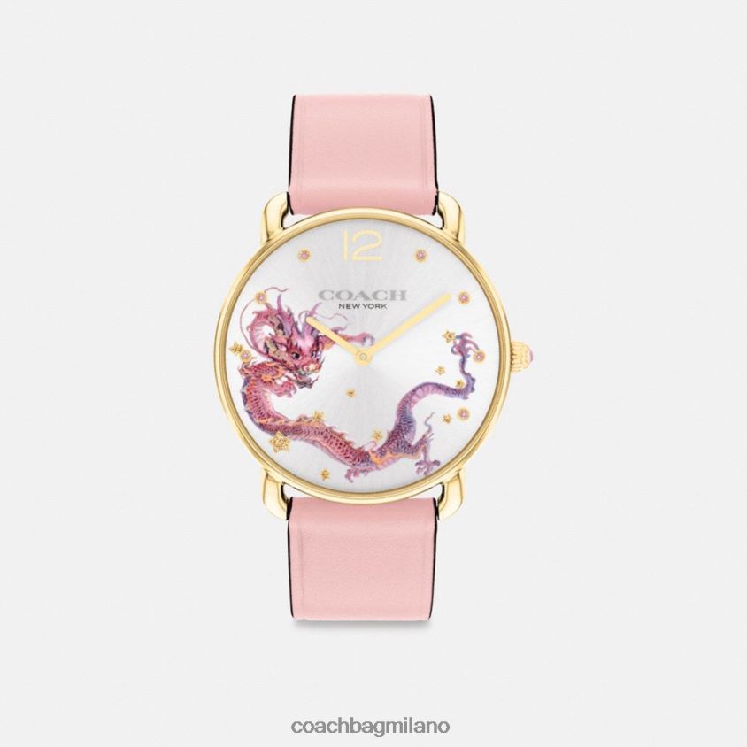 Coach donne Orologio elliot con motivo drago, 36 mm arrossire FPN0Z8542