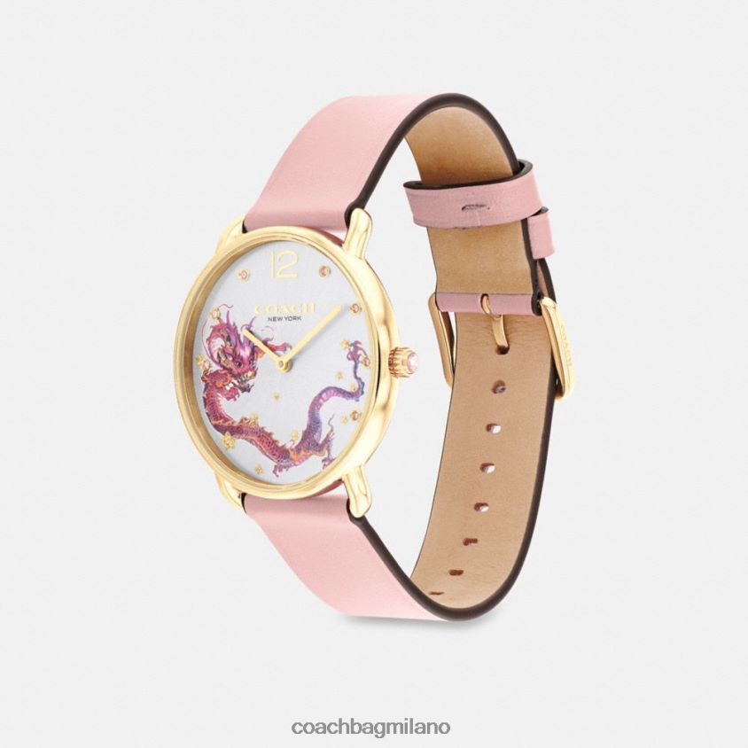Coach donne Orologio elliot con motivo drago, 36 mm arrossire FPN0Z8542