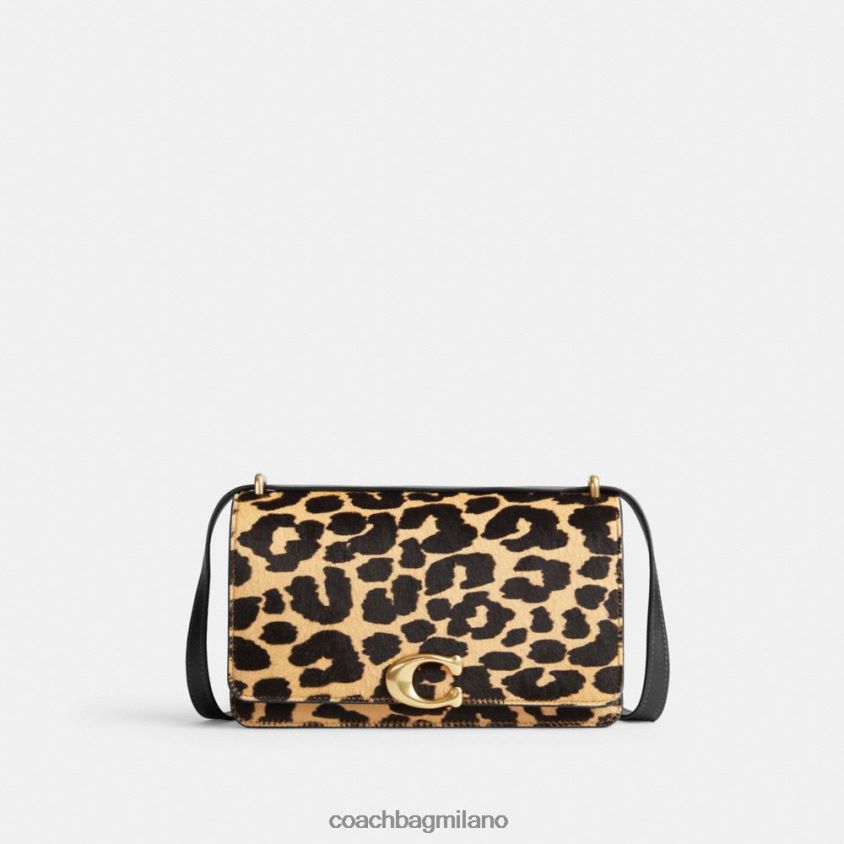 Coach donne borsa a tracolla bandit con stampa leopardata b4/leopardo FPN0Z82
