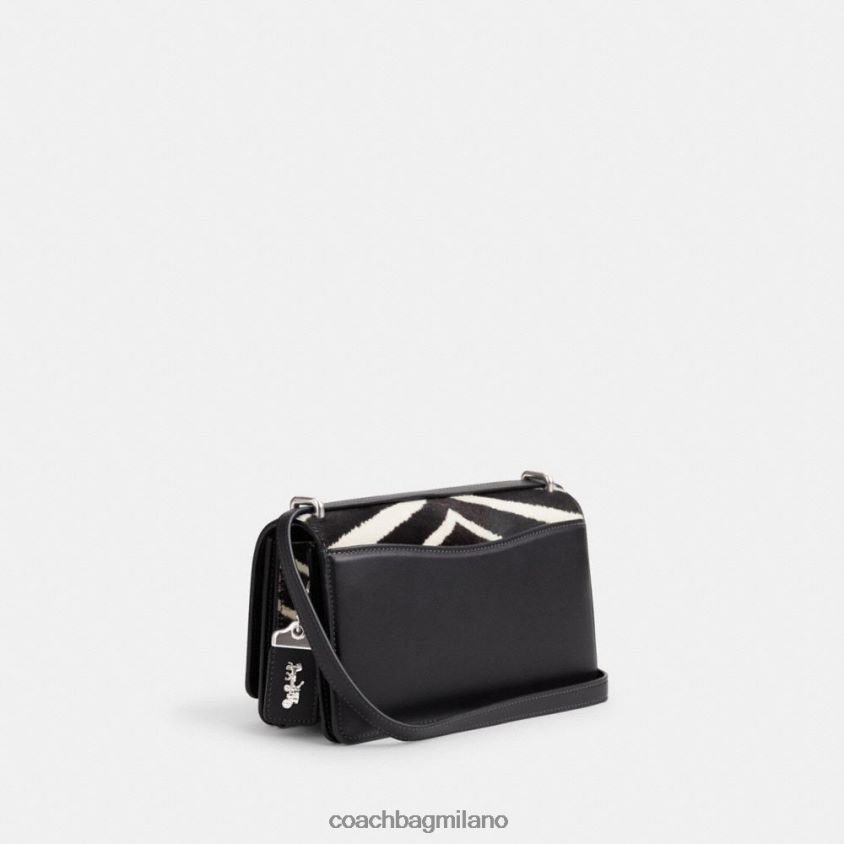 Coach donne borsa a tracolla bandit con stampa zebrata sx/zebrato FPN0Z81