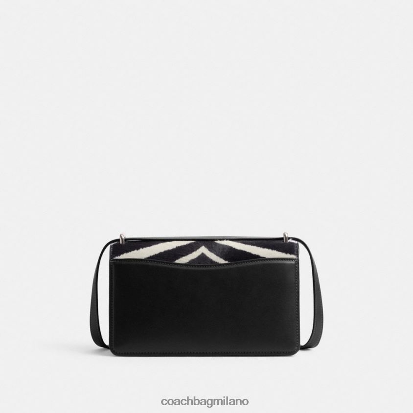 Coach donne borsa a tracolla bandit con stampa zebrata sx/zebrato FPN0Z81