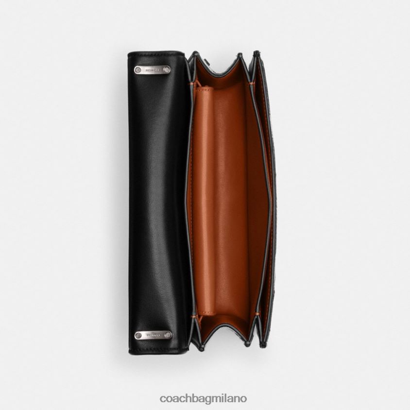 Coach donne borsa a tracolla bandit con stampa zebrata sx/zebrato FPN0Z81