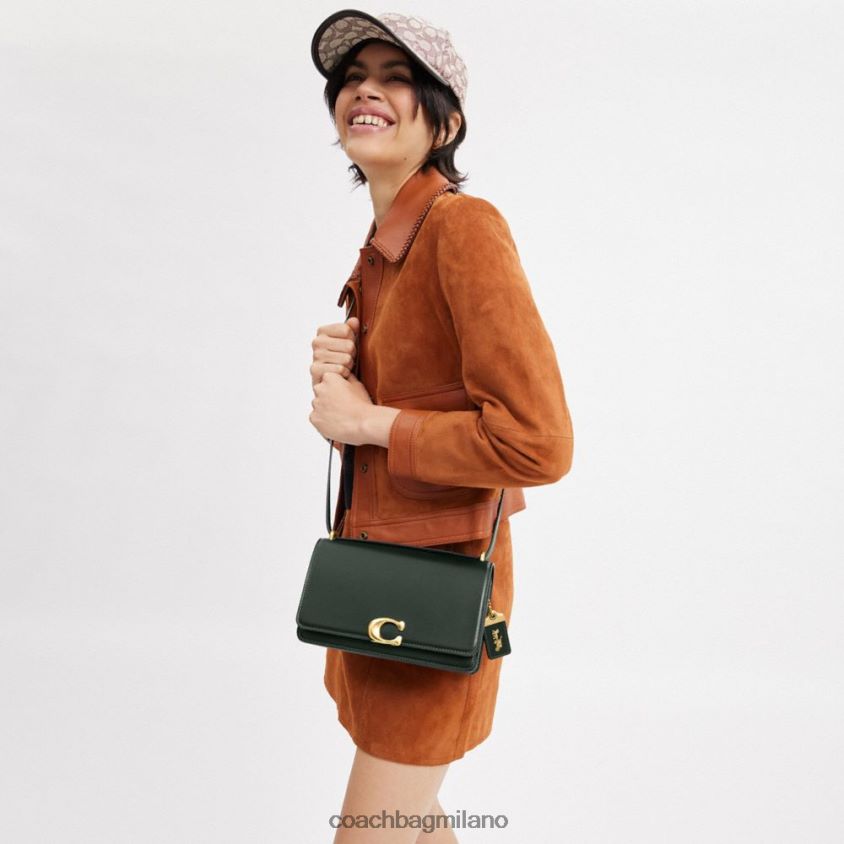 Coach donne borsa a tracolla bandito b4/verde amazzonica FPN0Z87
