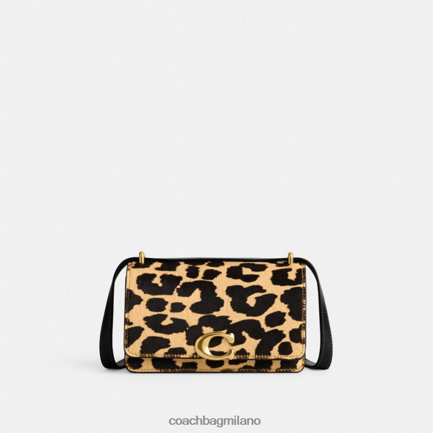 Coach donne tracolla bandit con stampa leopardata b4/leopardo FPN0Z86
