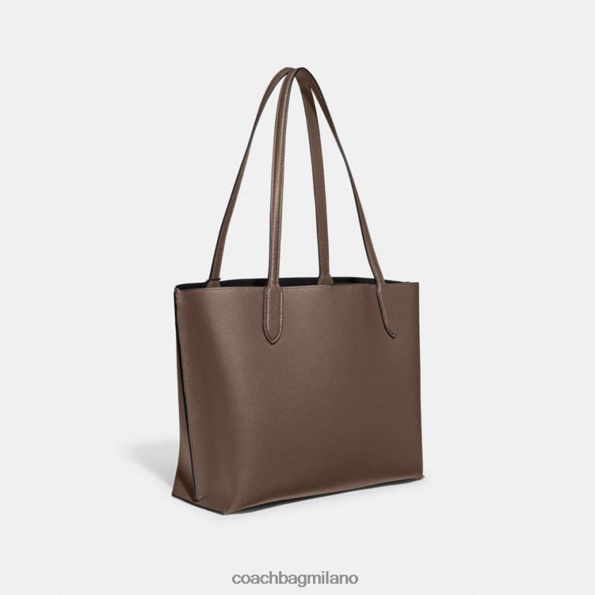 Coach donne borsa in salice b4/pietra scura FPN0Z8304