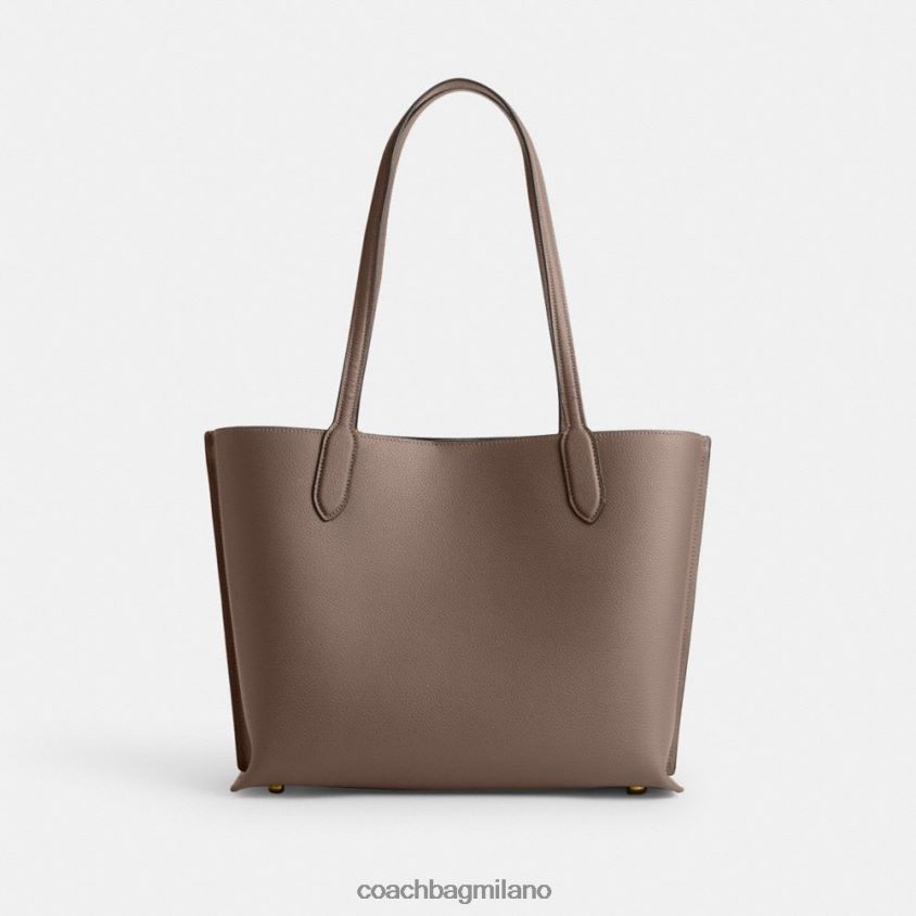 Coach donne borsa in salice b4/pietra scura FPN0Z8304