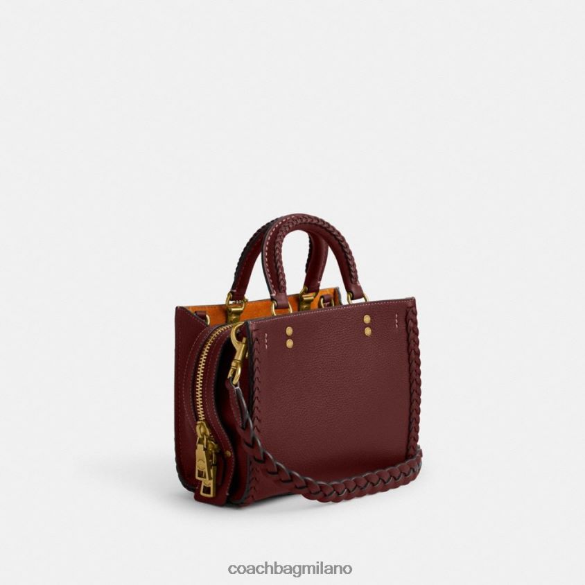 Coach donne canaglia 20 con treccia b4/vino FPN0Z880
