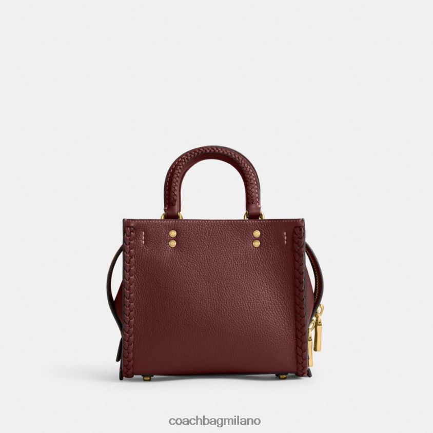 Coach donne canaglia 20 con treccia b4/vino FPN0Z880