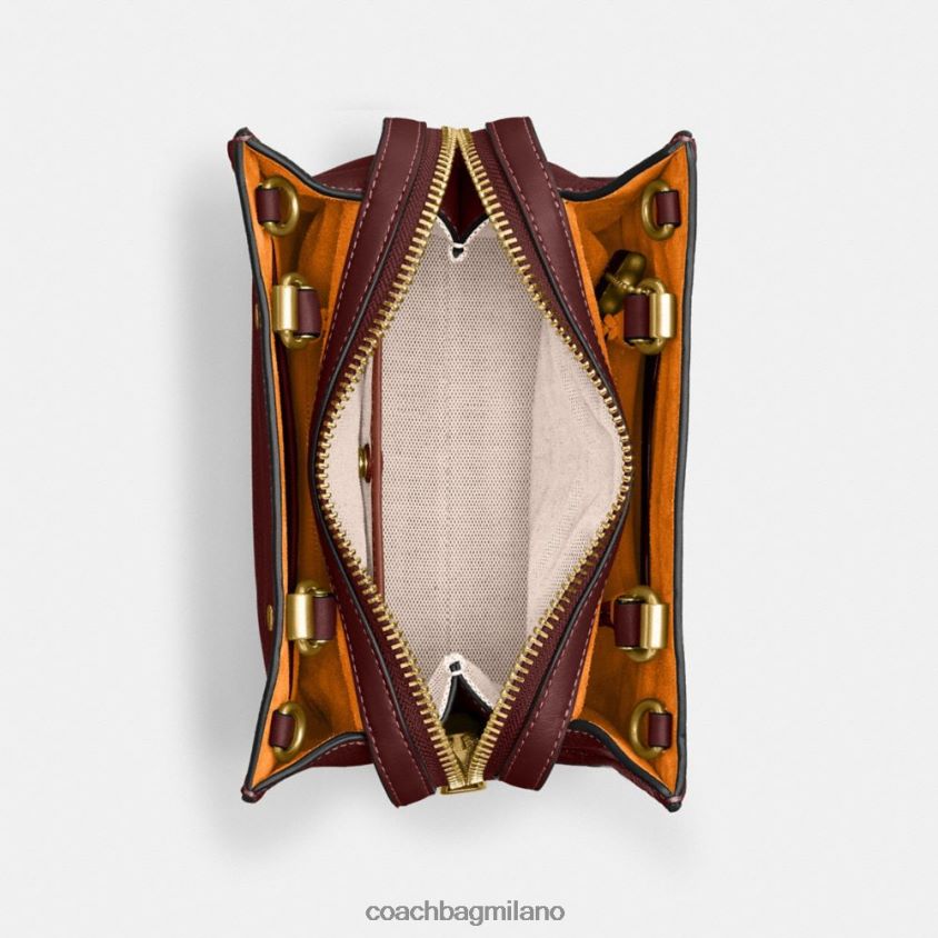 Coach donne canaglia 20 con treccia b4/vino FPN0Z880