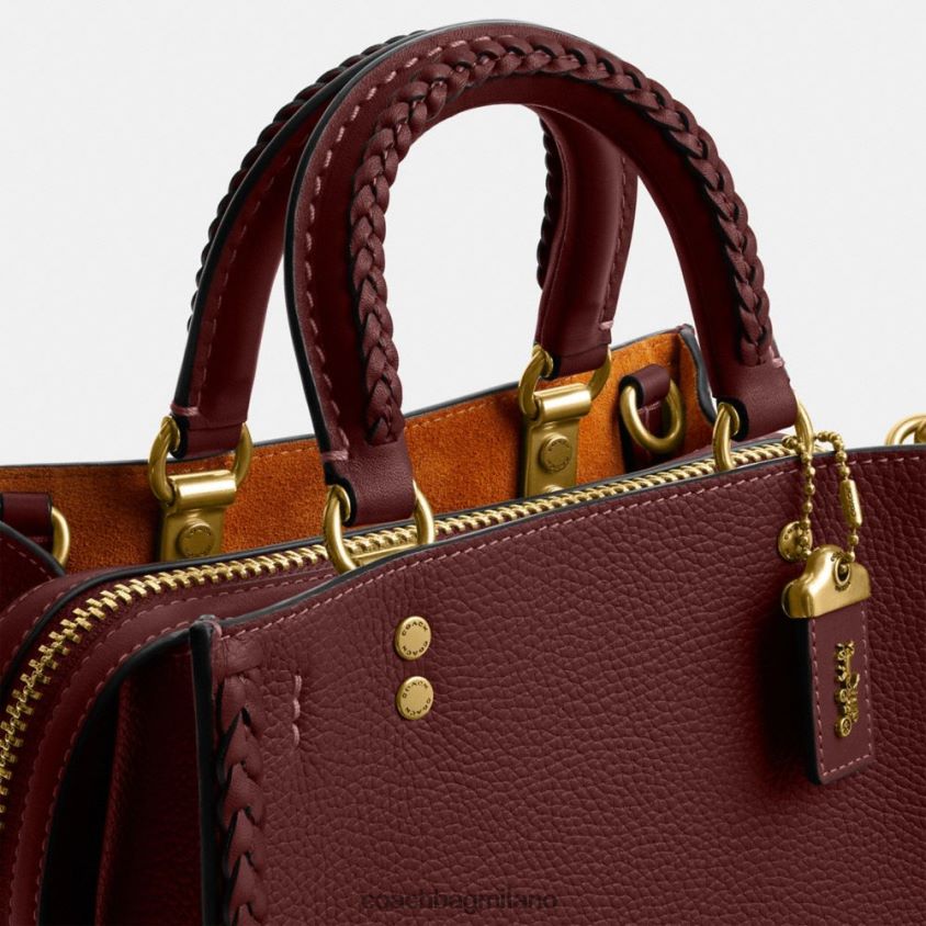 Coach donne canaglia 20 con treccia b4/vino FPN0Z880
