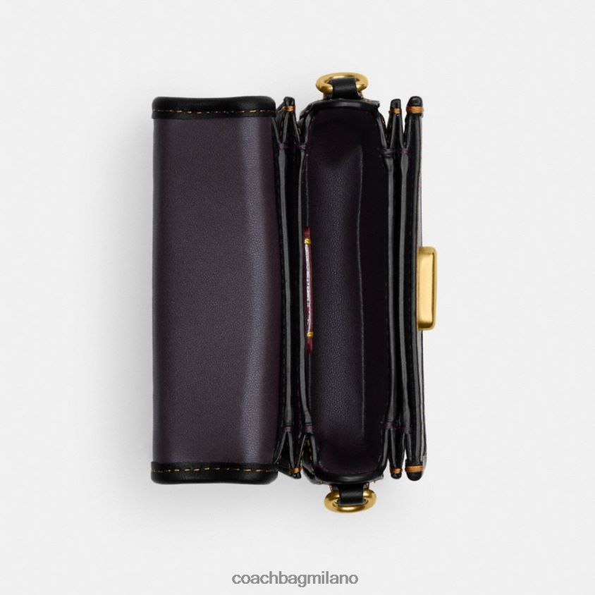 Coach donne maniglia superiore canaglia 12 in colorblock b4/nero multiplo FPN0Z891