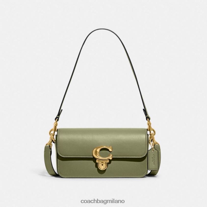 Coach donne borsa baguette da studio b4/muschio FPN0Z8180