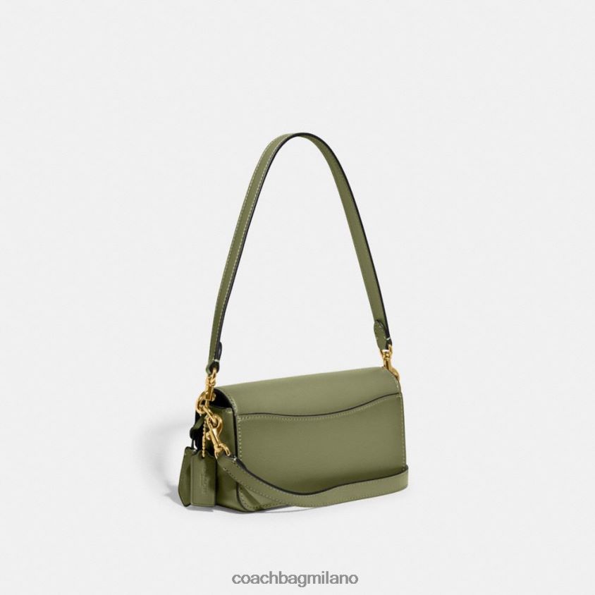 Coach donne borsa baguette da studio b4/muschio FPN0Z8180