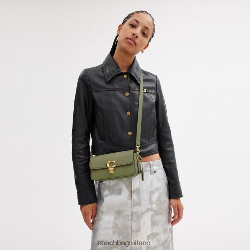 Coach donne borsa baguette da studio b4/muschio FPN0Z8180