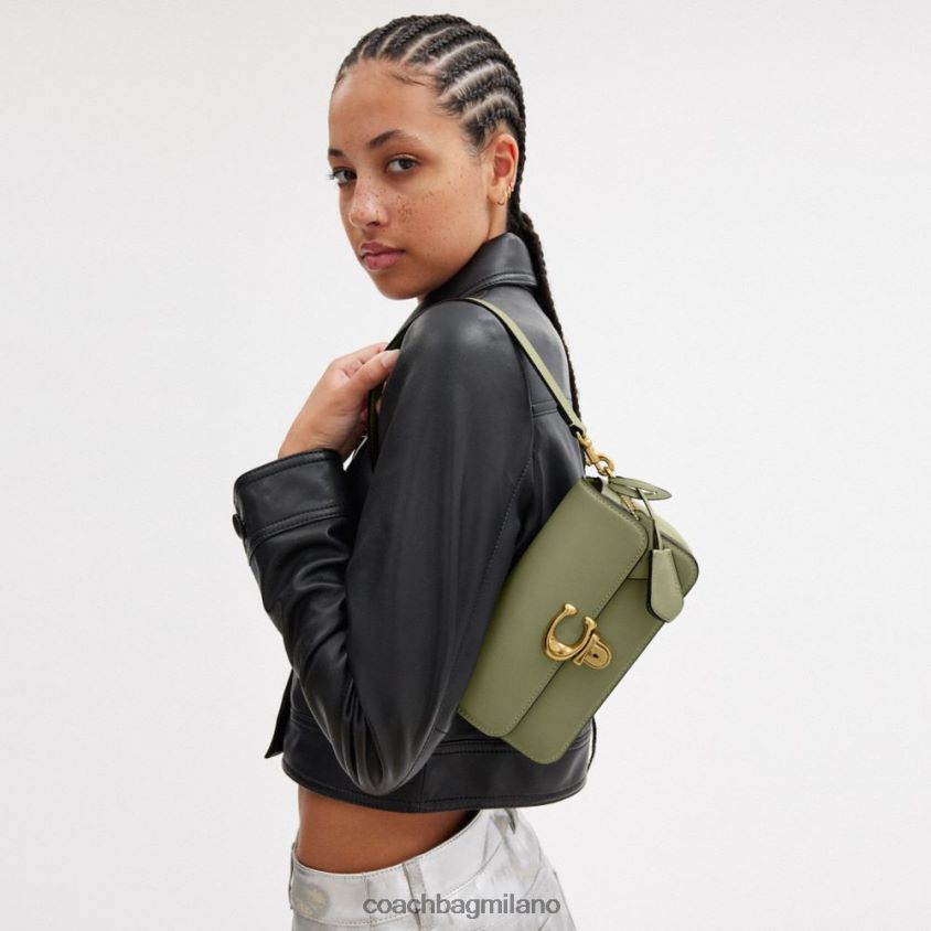 Coach donne borsa baguette da studio b4/muschio FPN0Z8180