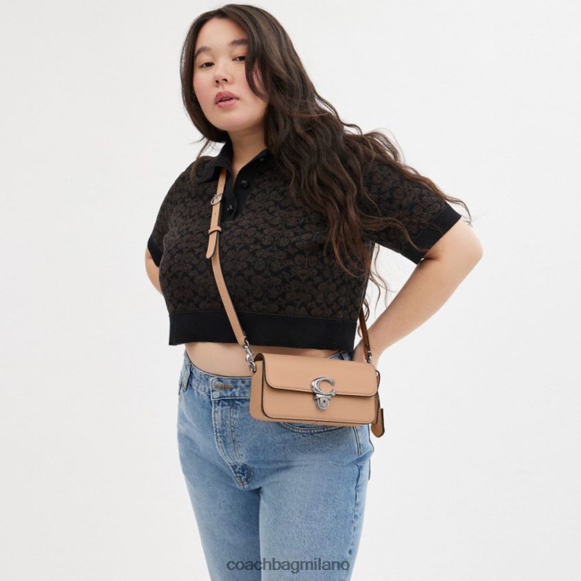 Coach donne borsa baguette da studio sinistra/buff FPN0Z8182