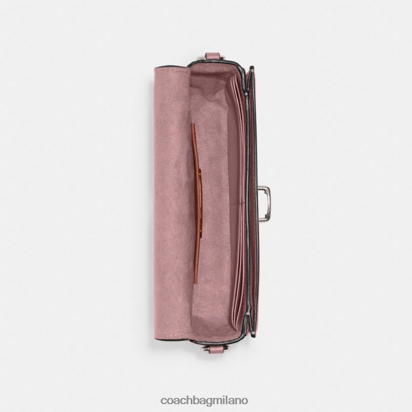 Coach donne borsa baguette da studio sinistra/viola sbiadito FPN0Z8196