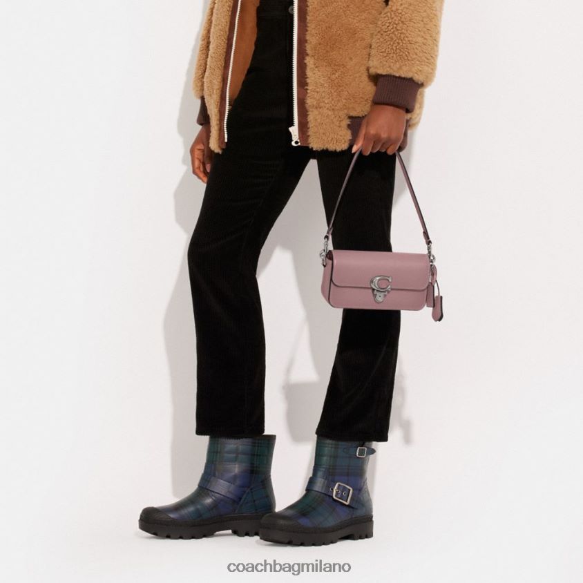 Coach donne borsa baguette da studio sinistra/viola sbiadito FPN0Z8196