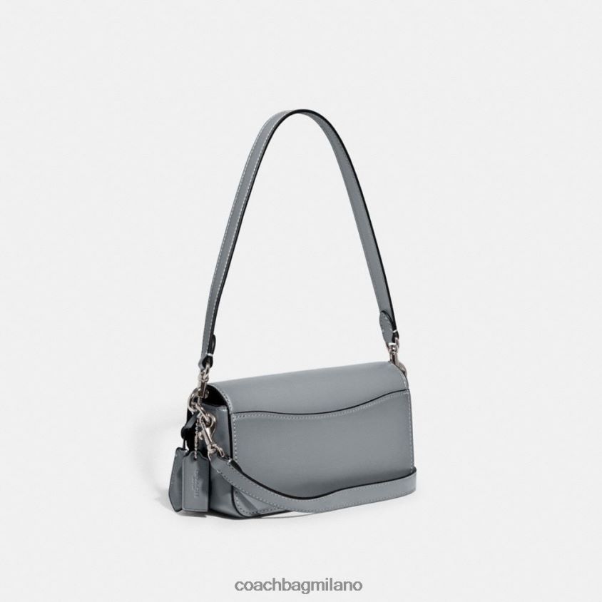 Coach donne borsa baguette da studio sx/grigio blu FPN0Z8190