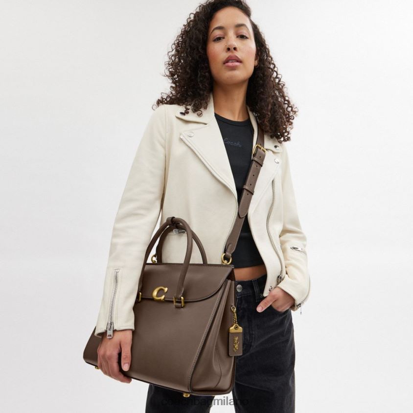 Coach donne borsone scopa 36 b4/pietra scura FPN0Z8178