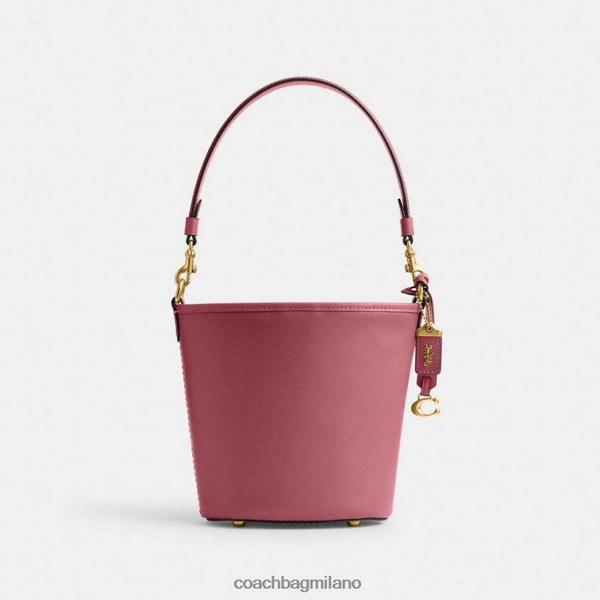 Coach donne borsa a secchiello Dakota 16 con treccia b4/rosso FPN0Z815