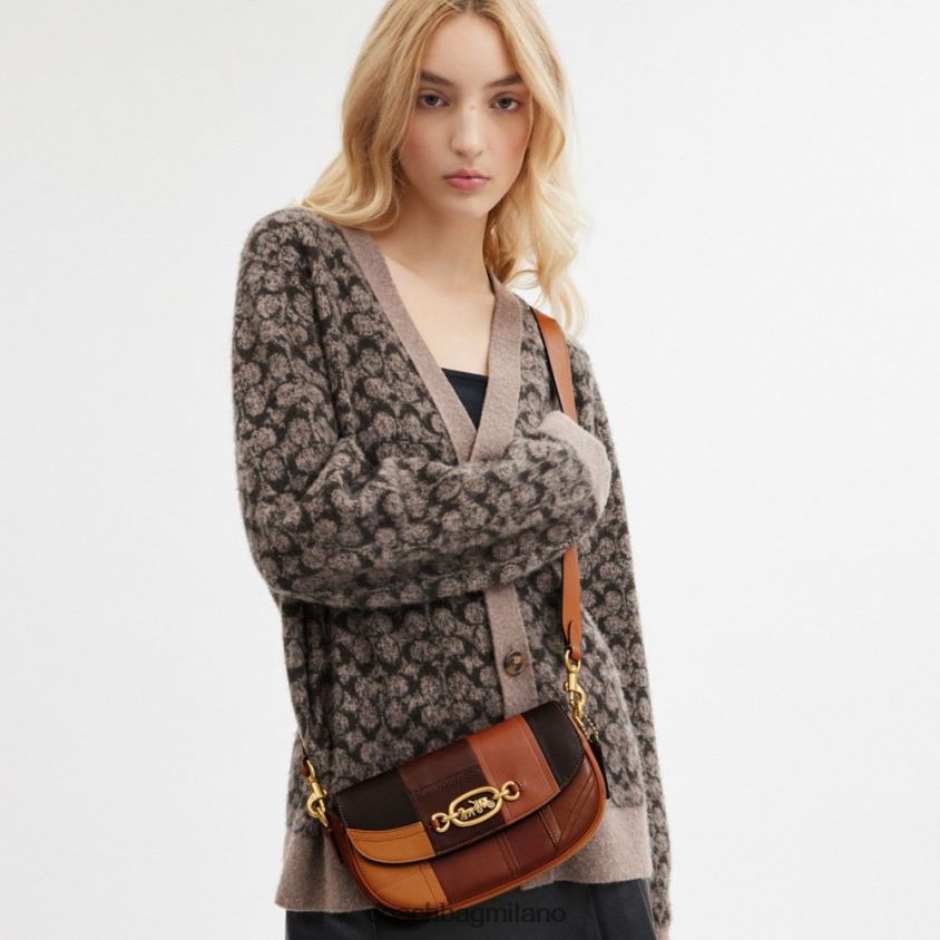 Coach donne Borsa a tracolla Harley 23 in patchwork b4/multiplo FPN0Z825