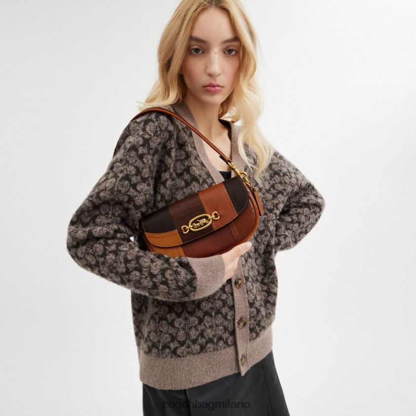 Coach donne Borsa a tracolla Harley 23 in patchwork b4/multiplo FPN0Z825