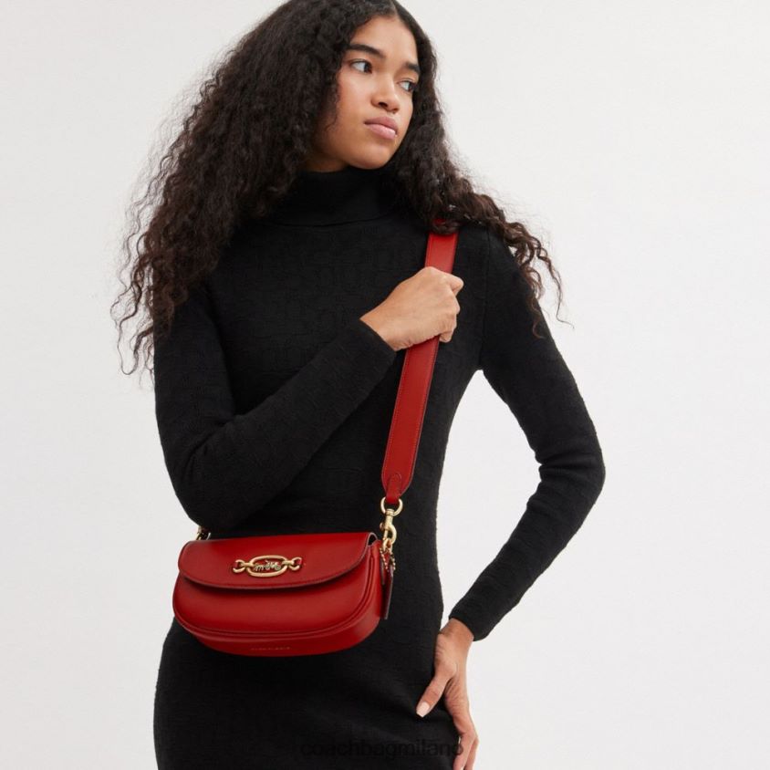 Coach donne borsa a tracolla harley 23 b4/rosso sportivo FPN0Z832
