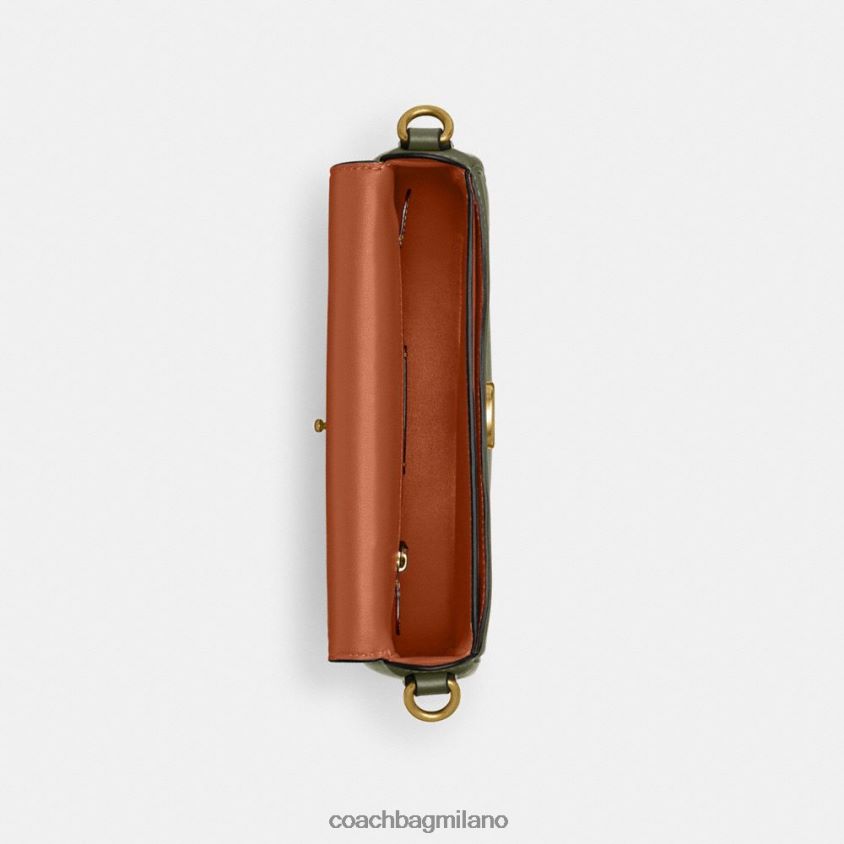 Coach donne borsa a tracolla harley 23 b4/verde militare FPN0Z827
