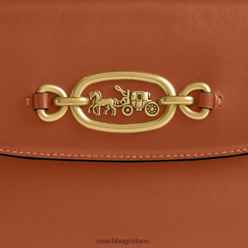 Coach donne borsa a tracolla harley b4/ambra brunita FPN0Z829