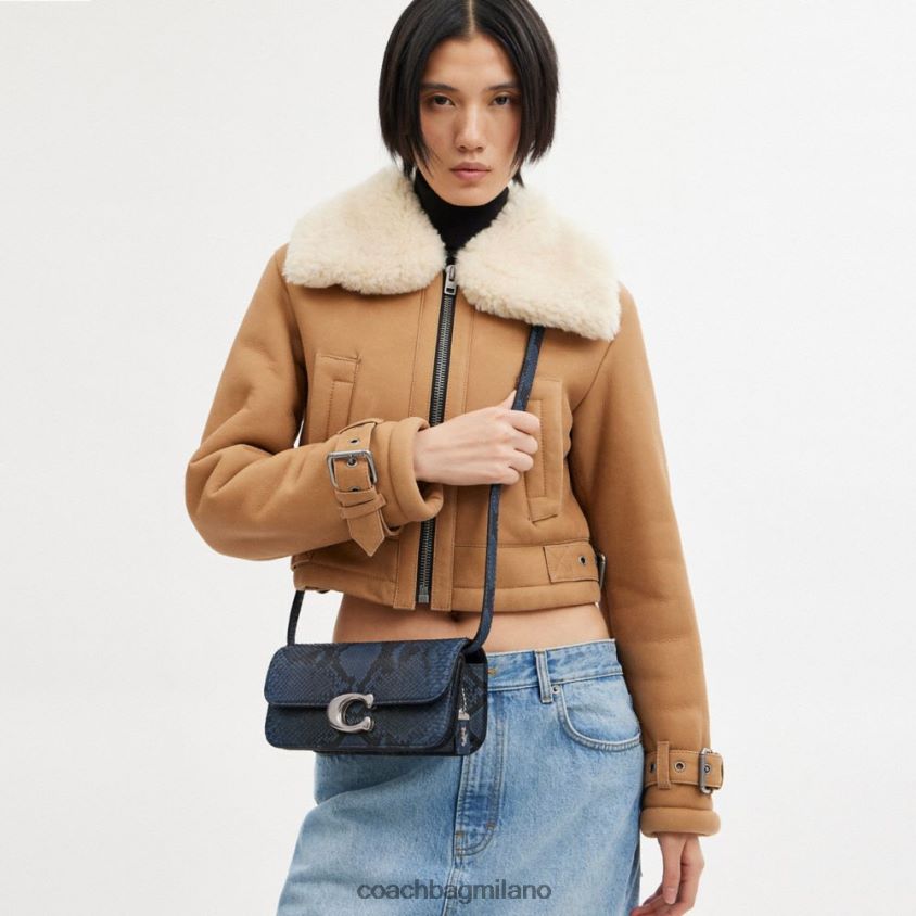 Coach donne borsa idol 23 in pitone sx/denim FPN0Z845