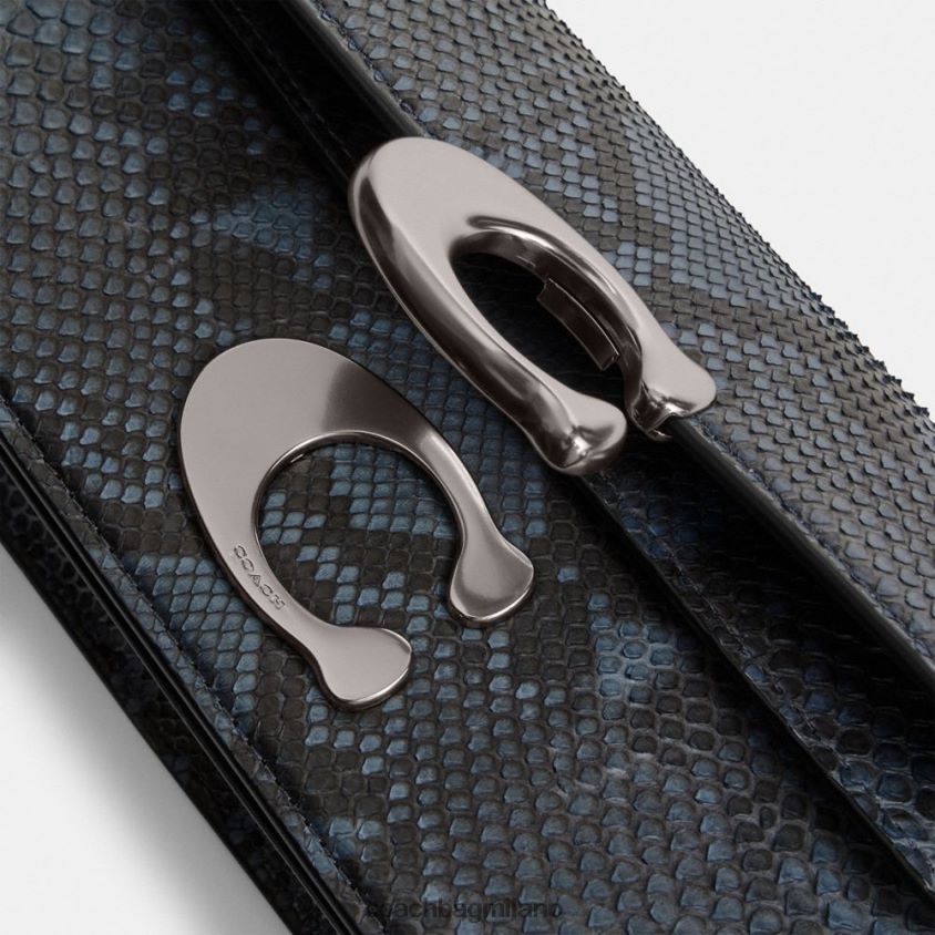Coach donne borsa idol 23 in pitone sx/denim FPN0Z845