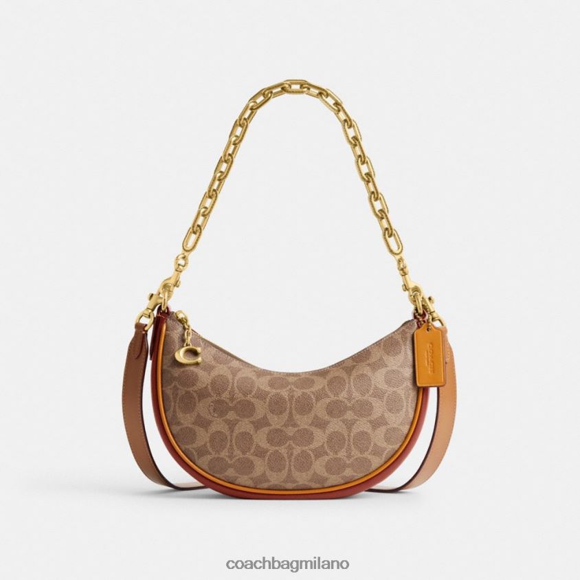 Coach donne borsa a tracolla Mira in tela esclusiva b4/ruggine marrone chiaro FPN0Z854