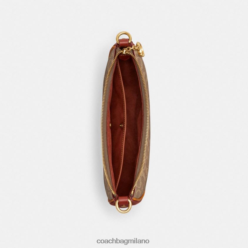 Coach donne borsa a tracolla Mira in tela esclusiva b4/ruggine marrone chiaro FPN0Z854