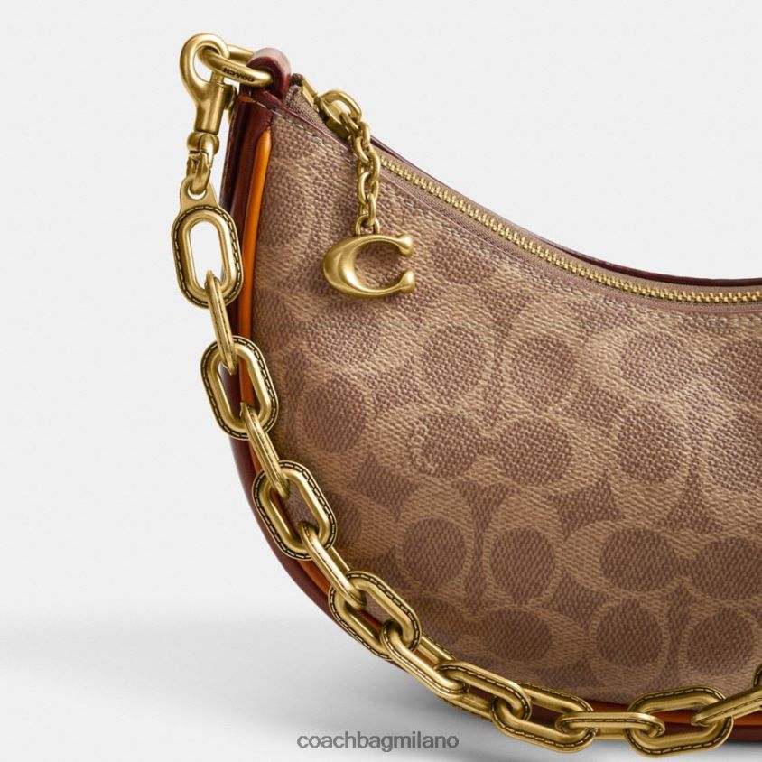 Coach donne borsa a tracolla Mira in tela esclusiva b4/ruggine marrone chiaro FPN0Z854