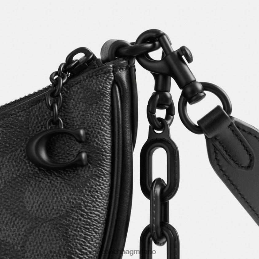 Coach donne borsa a tracolla Mira in tela esclusiva mw/carbone/nero FPN0Z852