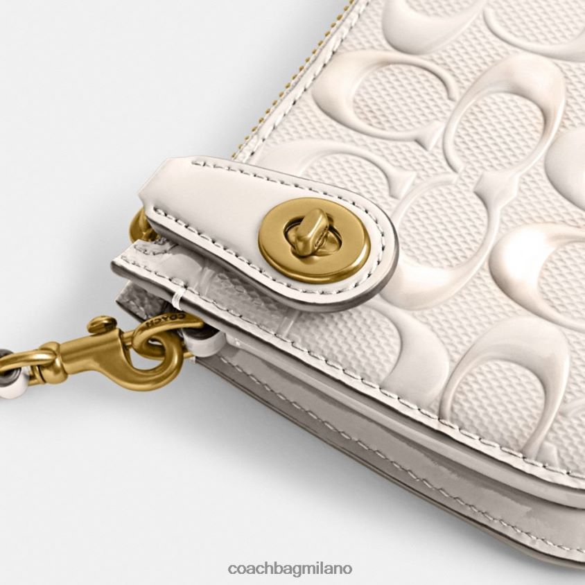 Coach donne Borsa a tracolla Penn in pelle esclusiva b4/gesso FPN0Z866