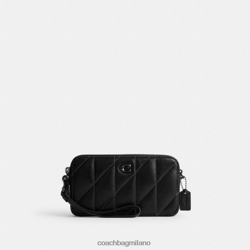 Coach donne tracolla kira con trapuntatura a cuscino v5/nero FPN0Z8311