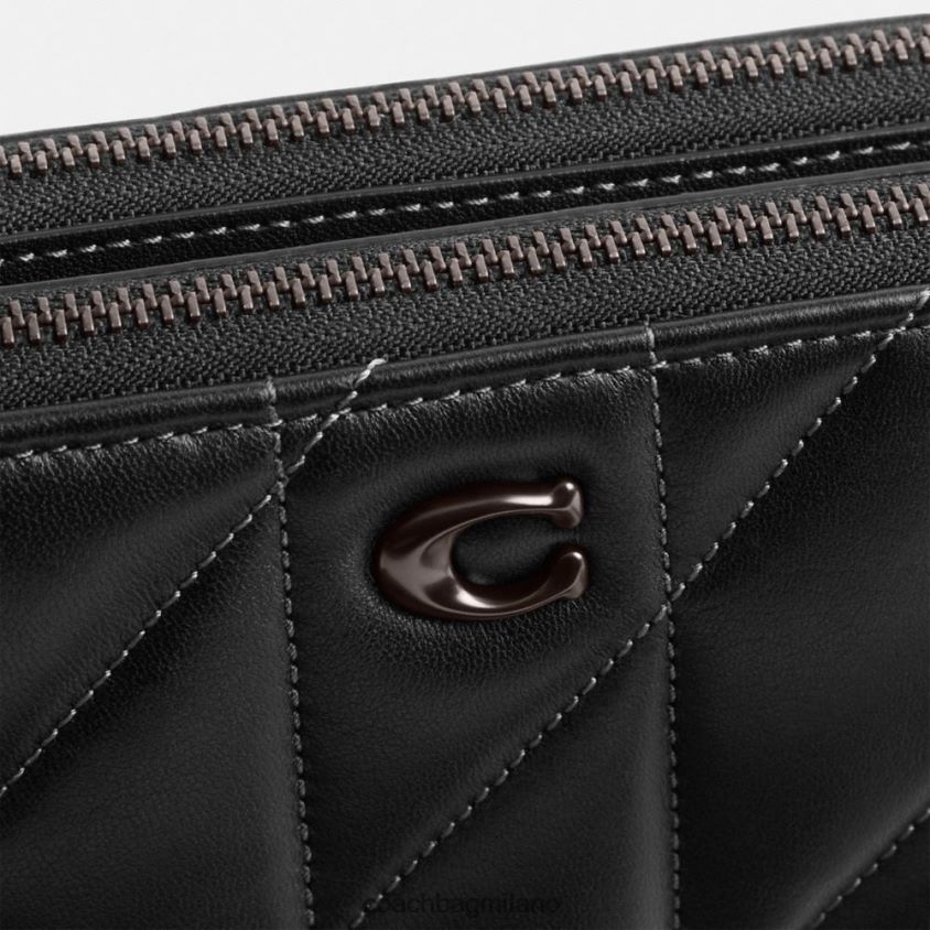 Coach donne tracolla kira con trapuntatura a cuscino v5/nero FPN0Z8311