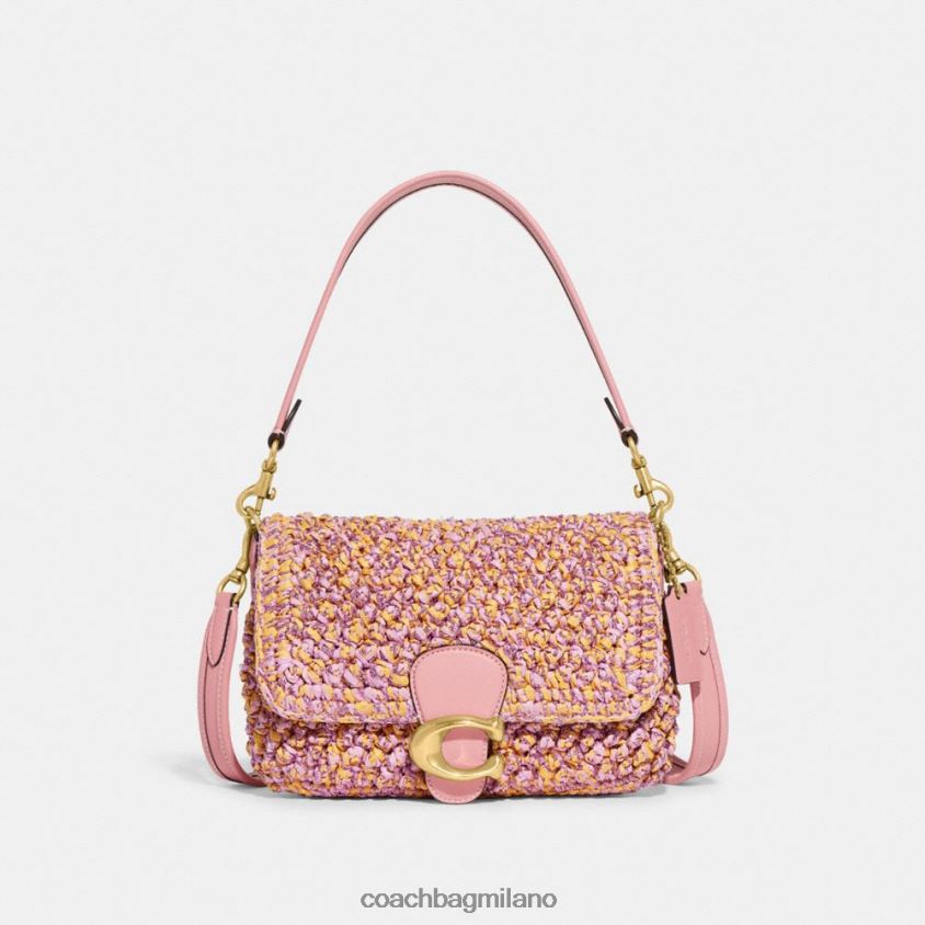 Coach donne borsa a tracolla morbida tabby b4/rosa/arancione FPN0Z8134