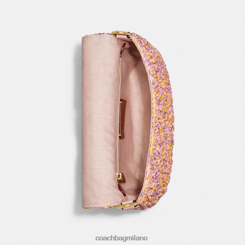 Coach donne borsa a tracolla morbida tabby b4/rosa/arancione FPN0Z8134