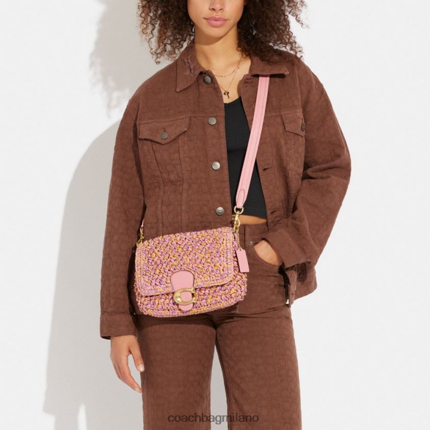 Coach donne borsa a tracolla morbida tabby b4/rosa/arancione FPN0Z8134