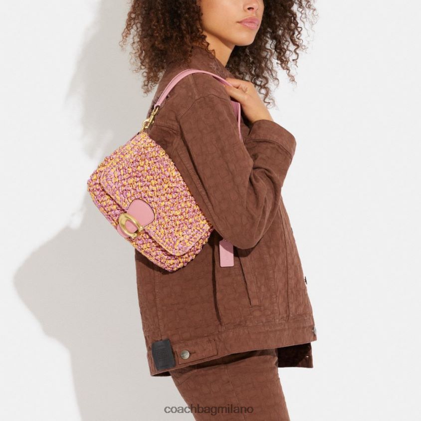 Coach donne borsa a tracolla morbida tabby b4/rosa/arancione FPN0Z8134