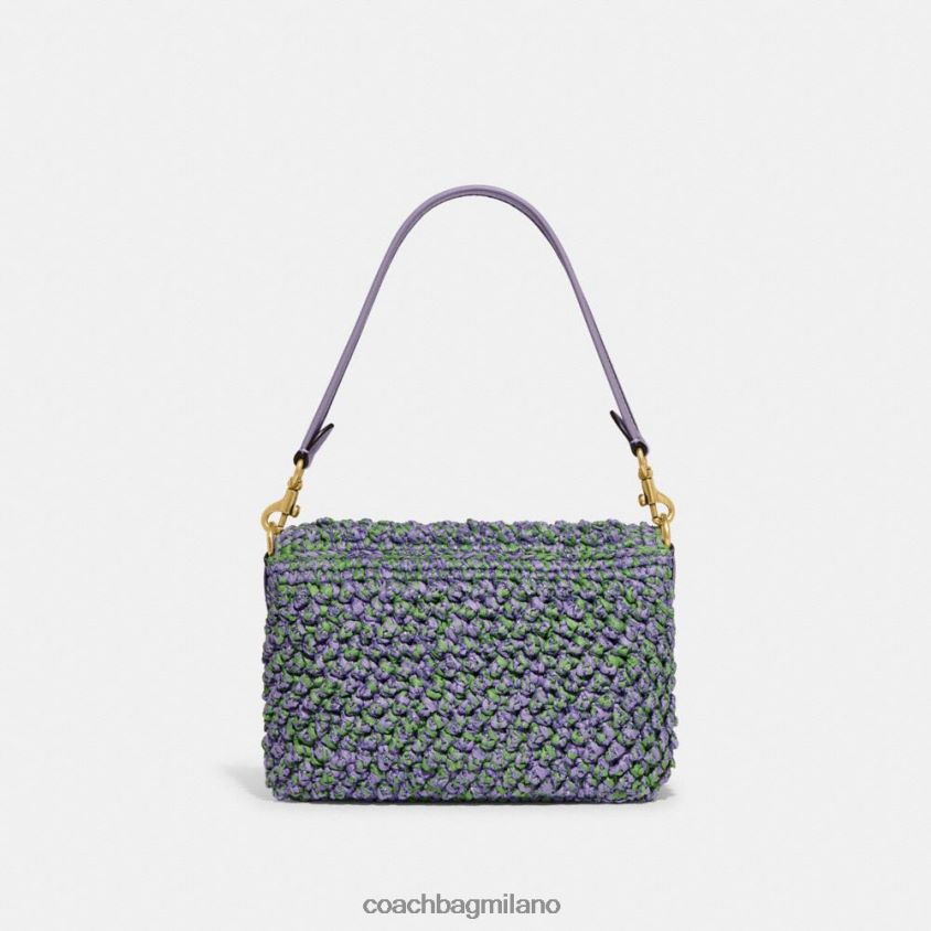 Coach donne borsa a tracolla morbida tabby b4/viola chiaro/verde tenue FPN0Z8135