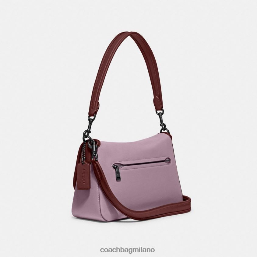 Coach donne borsa a tracolla morbida tabby in colorblock v5/viola ghiaccio multi FPN0Z8132