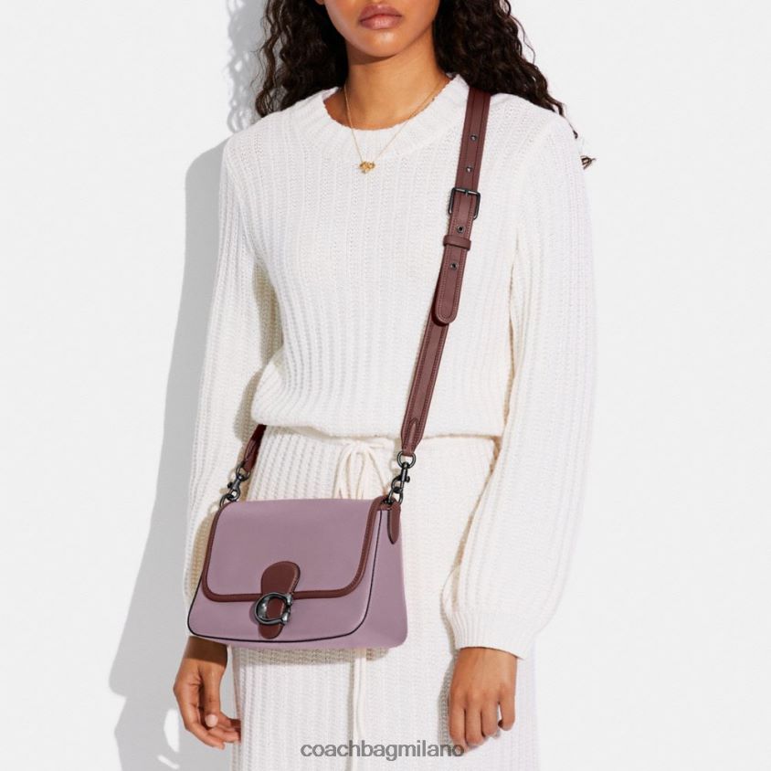 Coach donne borsa a tracolla morbida tabby in colorblock v5/viola ghiaccio multi FPN0Z8132