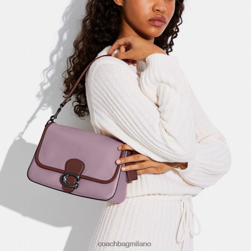 Coach donne borsa a tracolla morbida tabby in colorblock v5/viola ghiaccio multi FPN0Z8132